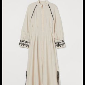 H&M linen dress from their premium collection